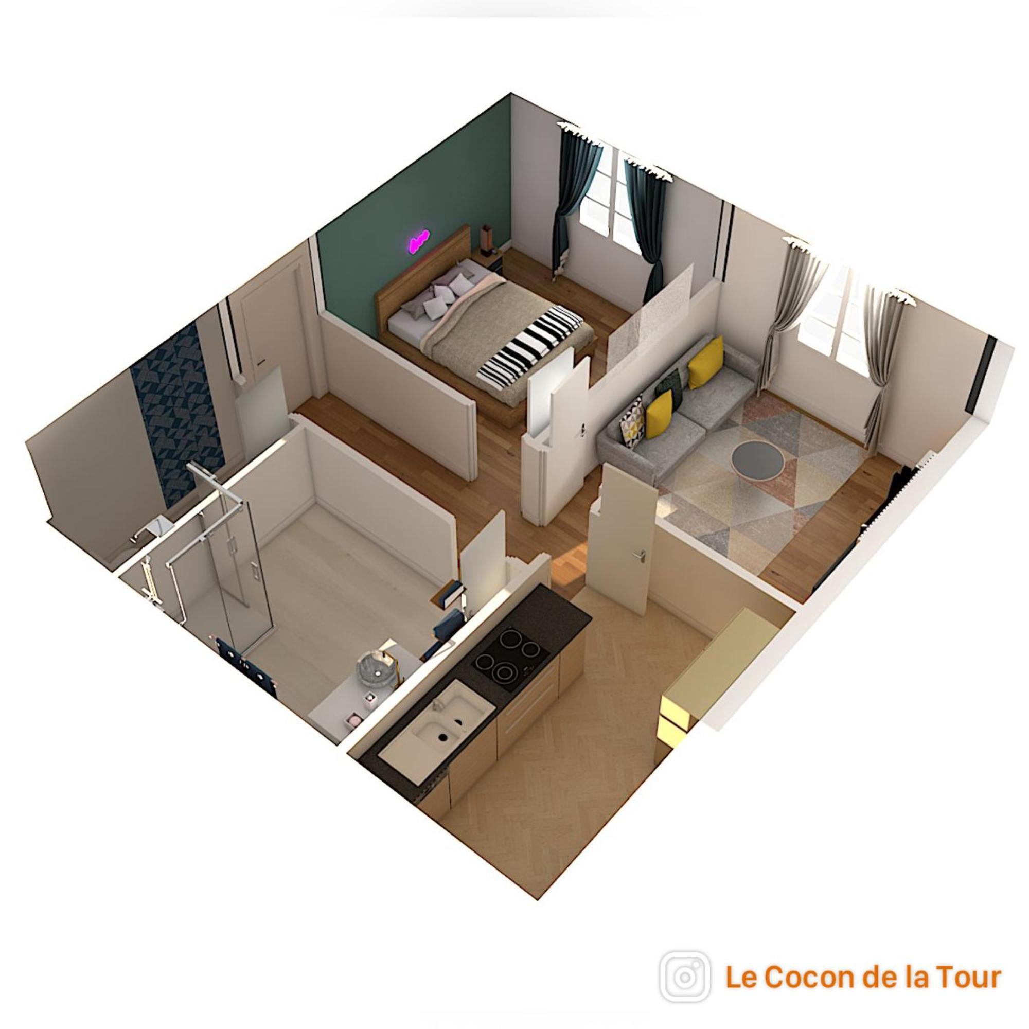 Le Cocon De La Tour -Vip-Compiegne-Hyper Centre Apartment ภายนอก รูปภาพ